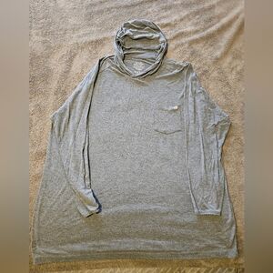 Huk Men's Waypoint Hooded Fishing Shirt - Volcanic Ash